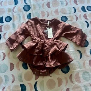 Quincy Mae ruffle romper
